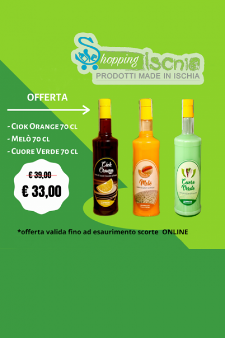 Offerta Golosa – 3 creme liquore da 70 cl.