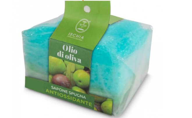 Sapone spugna antiossidante olio di oliva - 75 gr